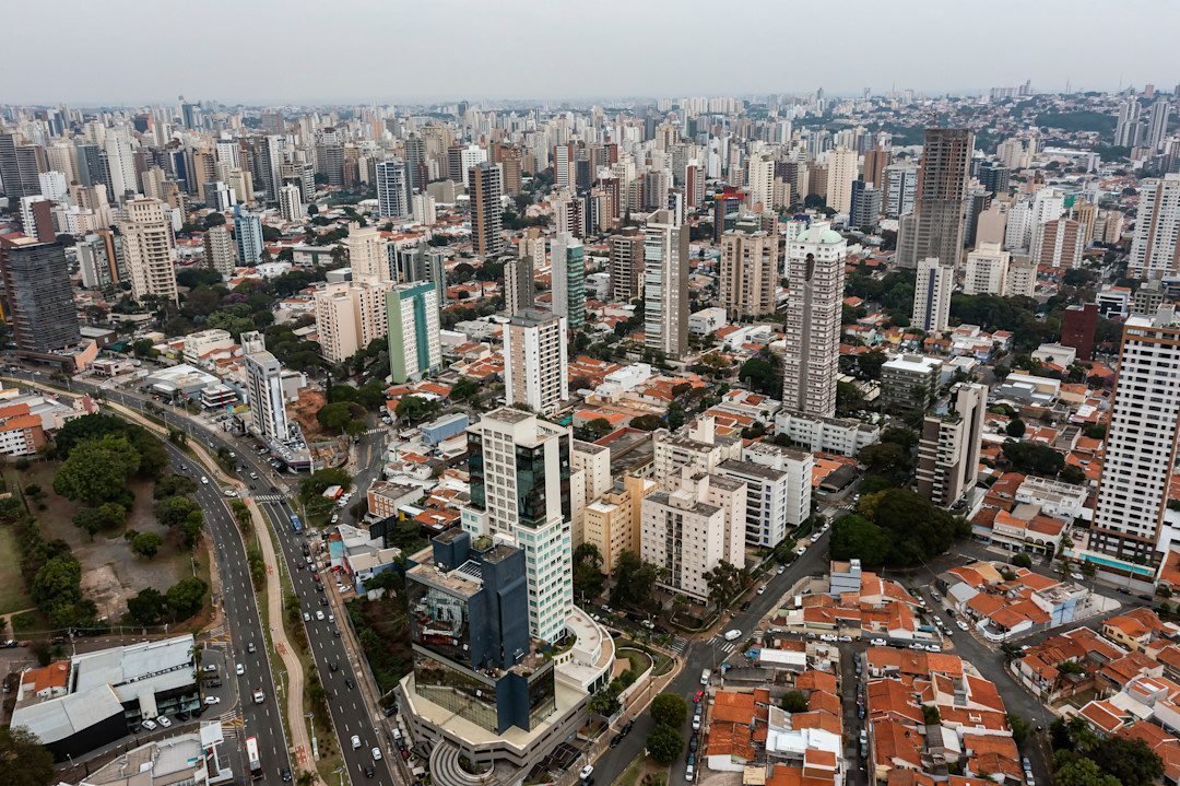 Vista aerea de Campinas, SP